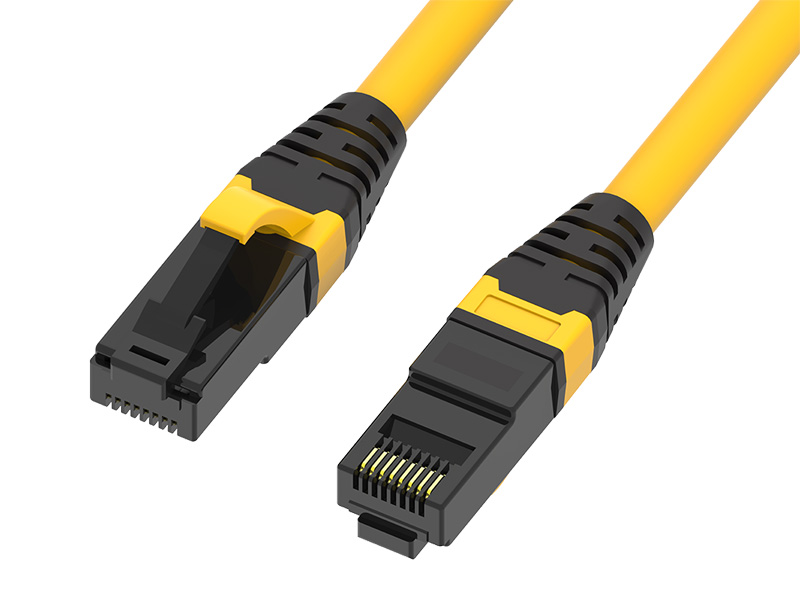 The dual-color patch cords offer a dual advantage of high-performance connectivity and visual appeal