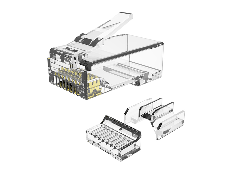 Unshielded 3R Cat.6A Modular Plug