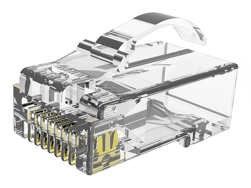 Unshielded Cat.5E Arch Latch Modular Plug 