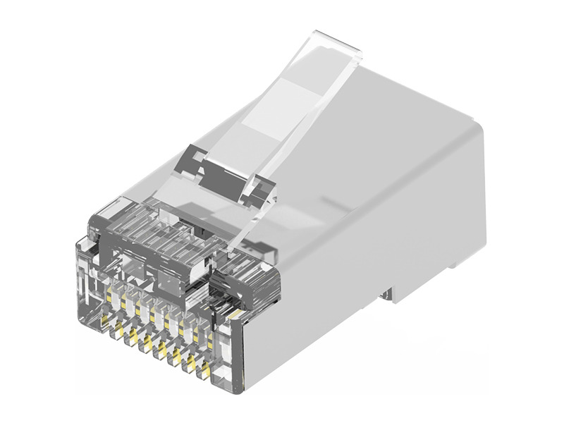 What specific applications benefit most from Shielded 8P8C RJ45 Modular Plugs?