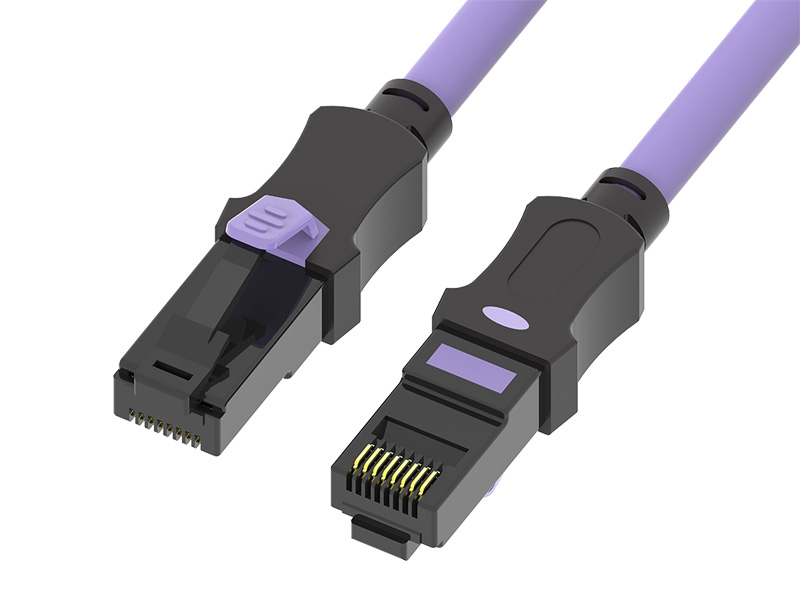 Compared with standard CAT.6A cables, in which application scenarios is Unshielded Dual Color Patch Cord more suitable?