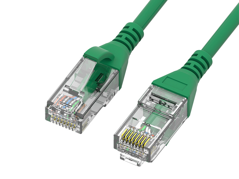 Elevate Your Network with EXW's 28AWG Cat6a UTP Slim Patch Cord!