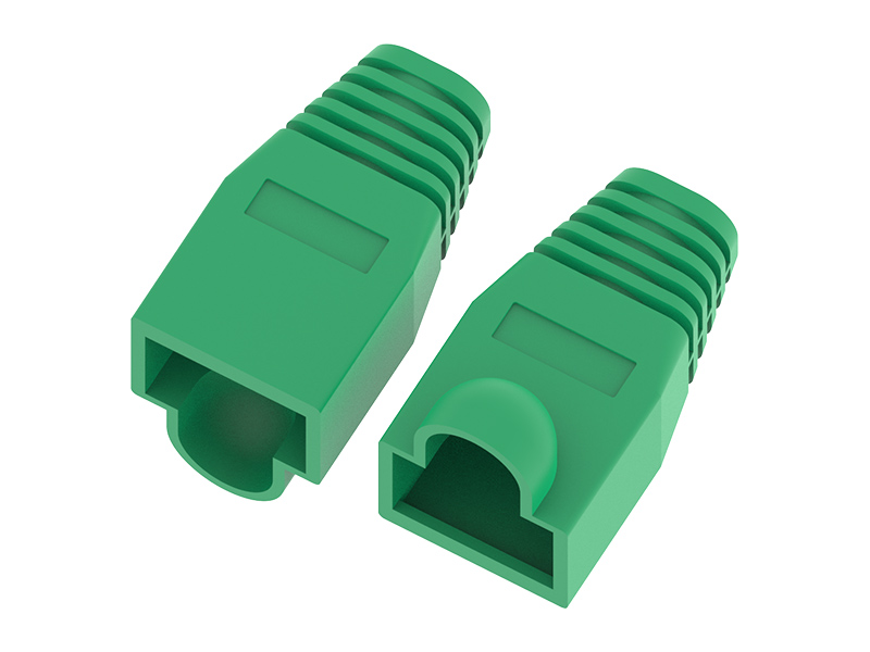 How does the unique structural design of PVC RJ45 Strain Relief provide excellent cable protection?